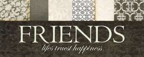 Friends Happiness Poster Print by Taylor Greene (10 x 20)