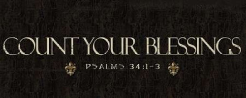 Conut Your Blessings Poster Print by Taylor Greene (10 x 20)