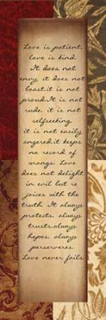 LOVE IS Poster Print by Taylor Greene (8 x 24)