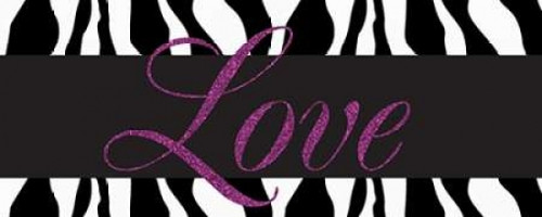 Love Glitter Poster Print by Taylor Greene (10 x 20)