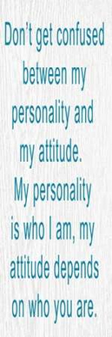 DONT GET CONFUSED Poster Print by Taylor Greene (8 x 24)