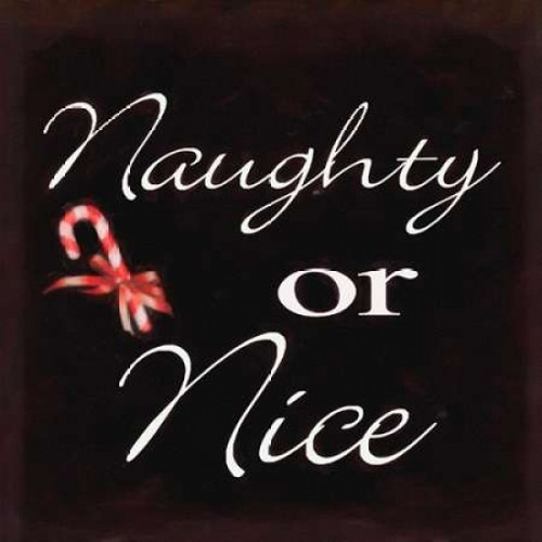 Naughty Or Nice Poster Print by Taylor Greene (12 x 12)