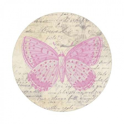 Love Butterfly Disc Poster Print by Taylor Greene (12 x 12)