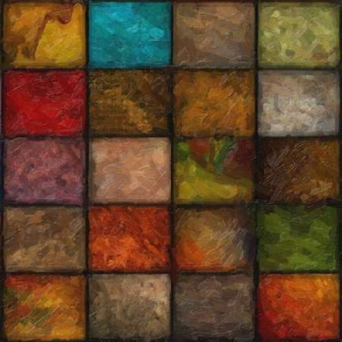 Blocks Study 1 Poster Print by Taylor Greene (12 x 12)