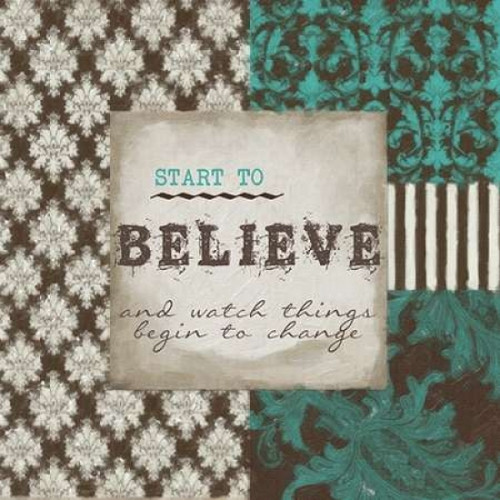 Start to Believe Poster Print by Taylor Greene (12 x 12)