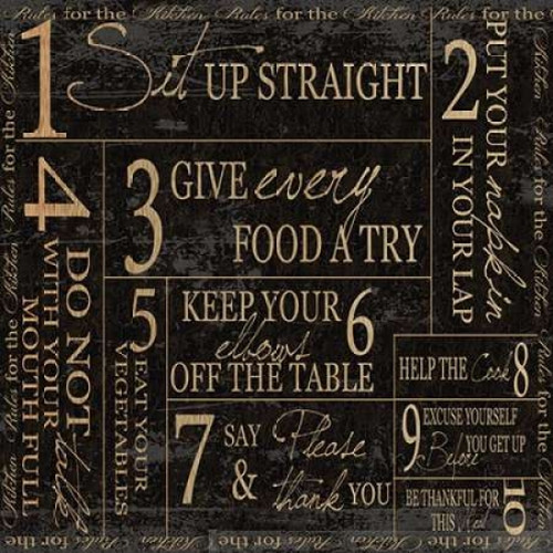 OPEN-KITCHEN Poster Print by Taylor Greene (12 x 12)