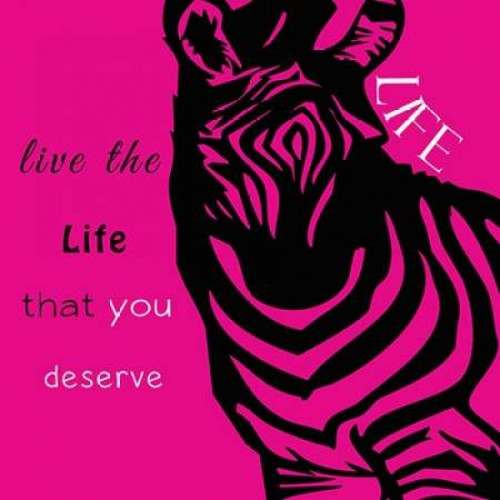 Zebra Life Poster Print by Taylor Greene (12 x 12)