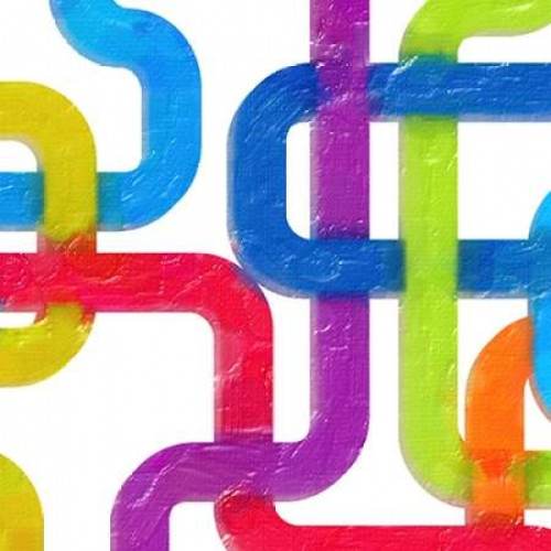 GEOMETRIC LINE II Poster Print by Taylor Greene (12 x 12)