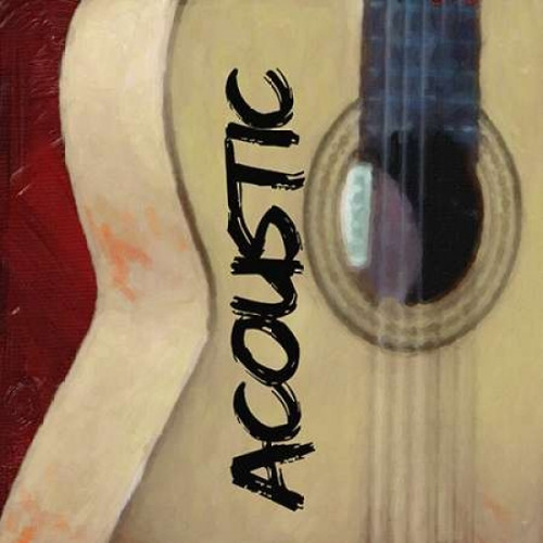 ACOUSTIC GUITAR Poster Print by Taylor Greene (12 x 12)
