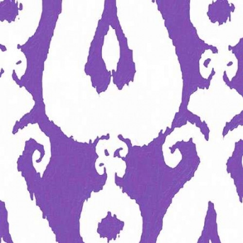 PURPLE IKAT Poster Print by Taylor Greene (12 x 12)