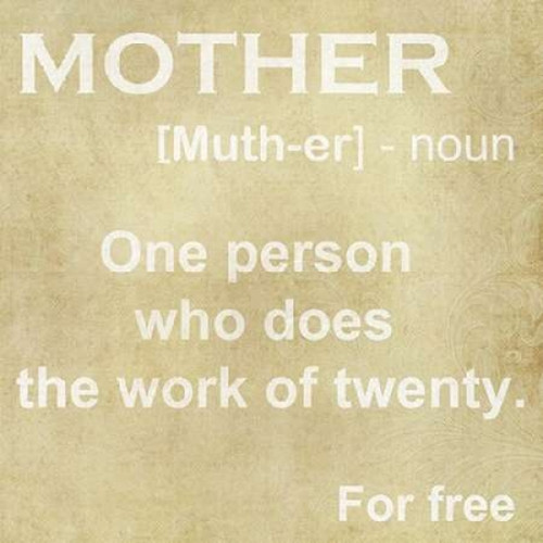 MOTHER DEFINITION Poster Print by Taylor Greene (12 x 12)
