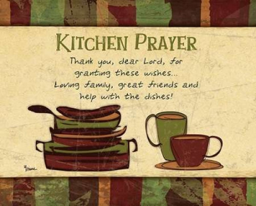 Kitchen Prayer Spice Poster Print by Diane Stimson (8 x 10)