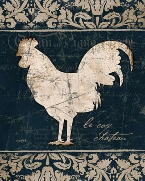 Navy Rooster 2 Poster Print by Diane Stimson (8 x 10)