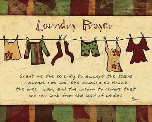 Laundry Prayer Spice Poster Print by Diane Stimson (8 x 10)