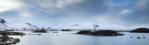 Storm Clouds and Lake, Rannoch Moor, Scotland Poster Print by Jeremy Walker (34 x 10)