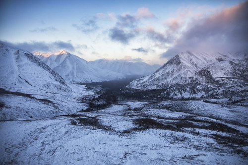 Aerial View Of The Ogilvie Mountains While Flying Along The Dempster Highway; Yukon, Canada Poster Print by Robert Postma (19 x 12)