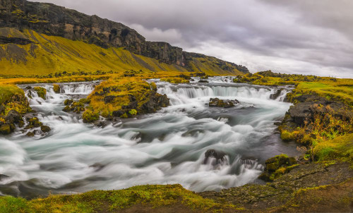 Glacial River Along The Road On The South Coast Of Iceland; Iceland Poster Print by Robert Postma (19 x 12)