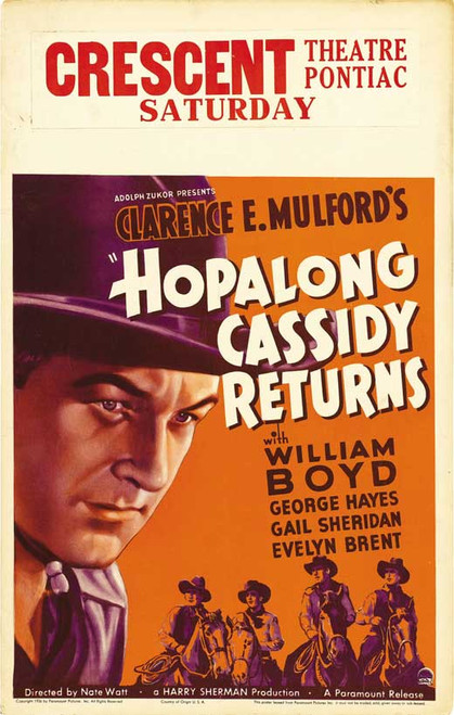 Hopalong Cassidy Returns Movie Poster Print (27 x 40) - Item # MOVIB79770