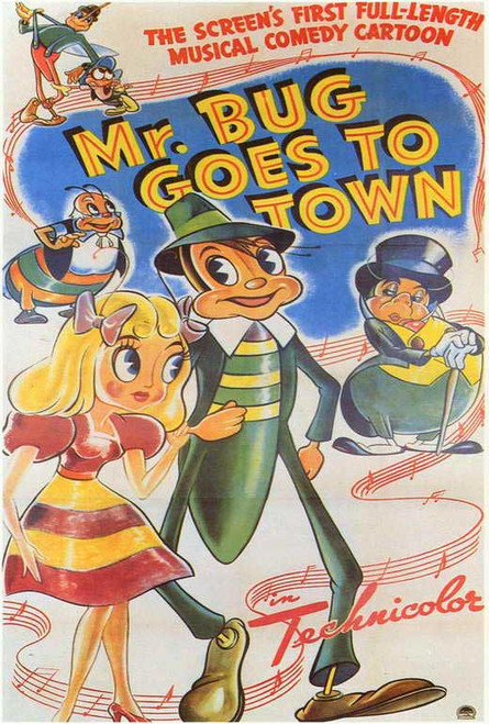 Mr. Bug Goes to Town Movie Poster Print (27 x 40) - Item # MOVEF1353 Mr. Bug Goes to Town Movie Poster Print (27 x 40) - Item # MOVEF1353
