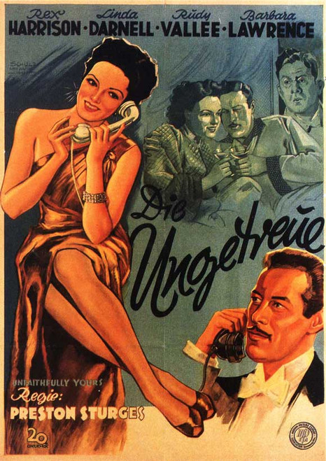 Unfaithfully Yours Movie Poster Print (11 x 17) - Item # MOVCI8694