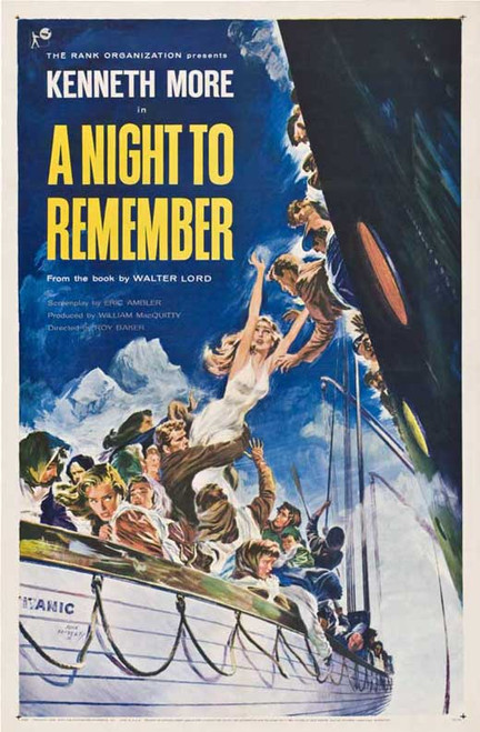 A Night to Remember Movie Poster Print (11 x 17) - Item # MOVCI4803