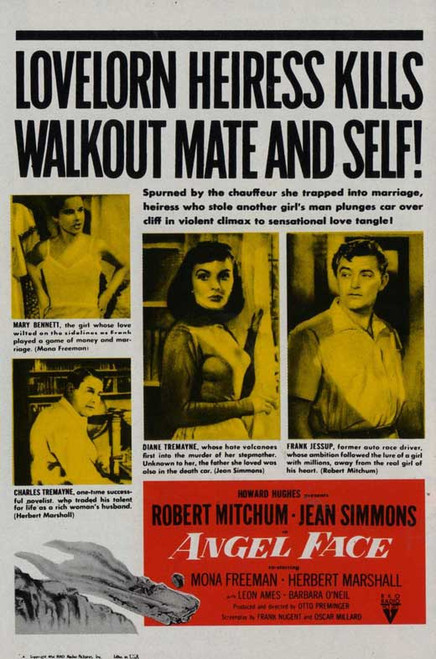 Angel Face Movie Poster Print (11 x 17) - Item # MOVIB91180