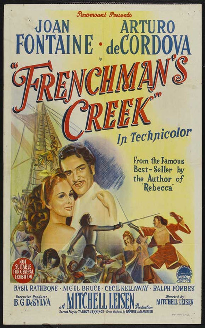 Frenchman's Creek Movie Poster Print (11 x 17) - Item # MOVEJ4162