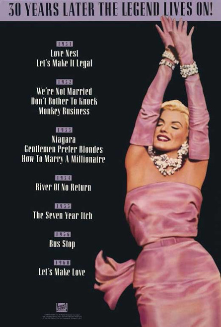 Marilyn Monroe Movie Poster Print (27 x 40) - Item # MOVIF3442