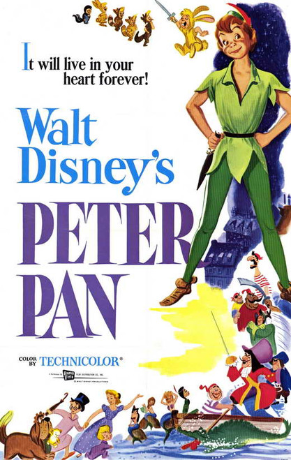 Peter Pan Movie Poster Print (11 x 17) - Item # MOVGD3910