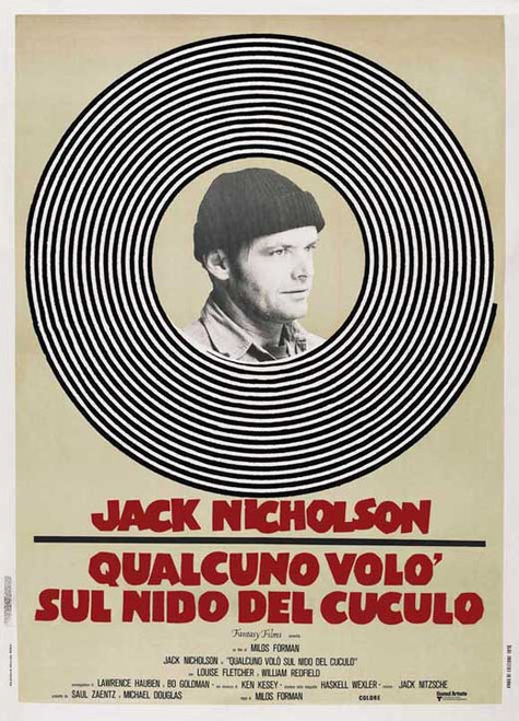 One Flew Over the Cuckoo's Nest Movie Poster Print (11 x 17) - Item # MOVGJ5301