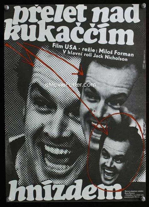 One Flew Over the Cuckoo's Nest Movie Poster Print (11 x 17) - Item # MOVGJ2779