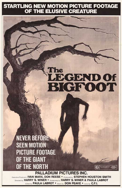 Legend of Bigfoot Movie Poster Print (11 x 17) - Item # MOVEF8083