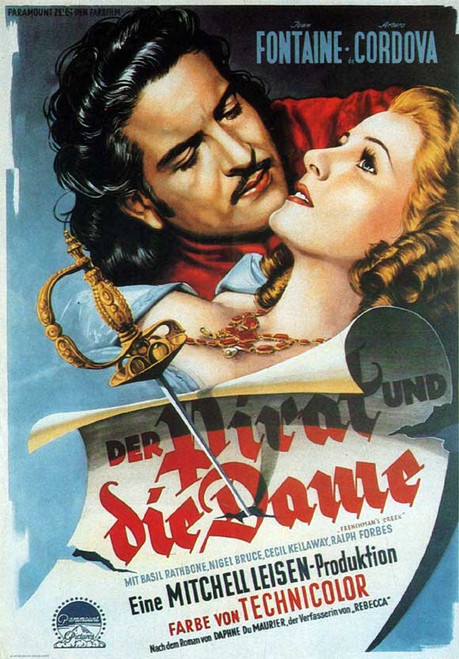 Frenchman's Creek Movie Poster Print (11 x 17) - Item # MOVIB89050