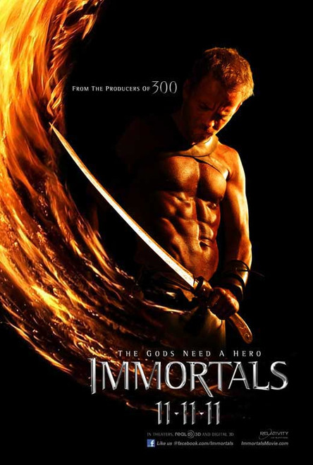 Immortals Movie Poster Print (11 x 17) - Item # MOVEB72114