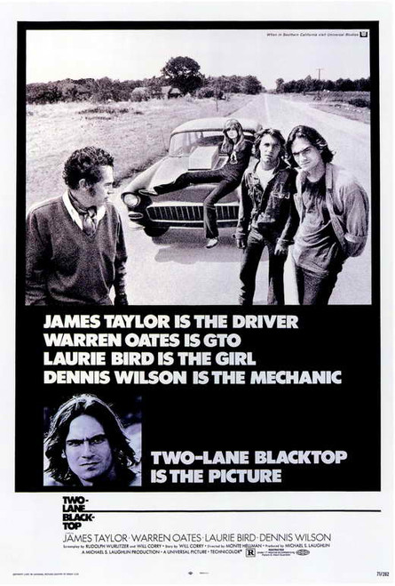 Two Lane Blacktop Movie Poster Print (27 x 40) - Item # MOVCI3129