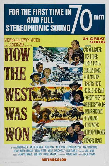 How the West Was Won Movie Poster Print (11 x 17) - Item # MOVAI5617