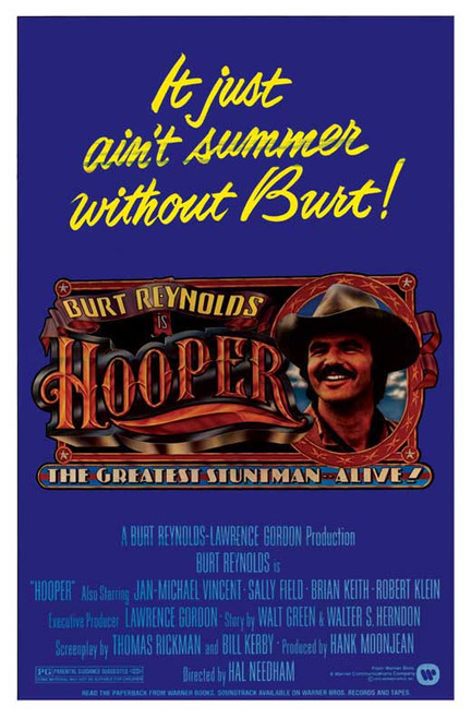 Hooper Movie Poster Print (11 x 17) - Item # MOVEI3365