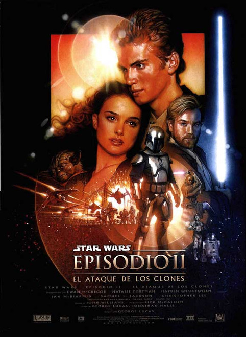 Star Wars Episode 2 Attack of the Clones Poster Poster Print