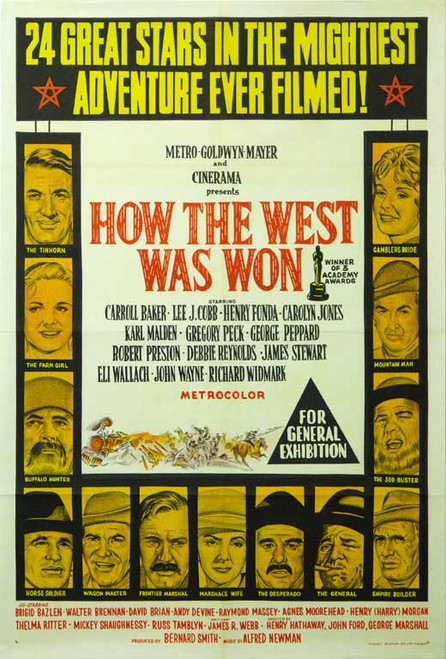 How the West Was Won Movie Poster Print (11 x 17) - Item # MOVIB51543
