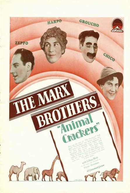 Animal Crackers Movie Poster Print (27 x 40) - Item # MOVGJ4117