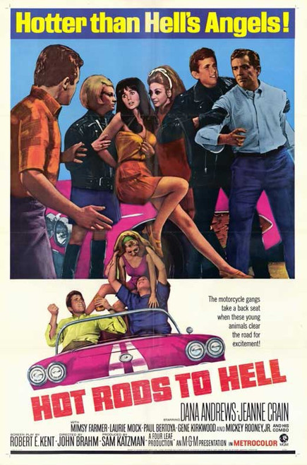 Hot Rods to Hell Movie Poster Print (11 x 17) - Item # MOVAE4020