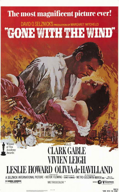 Gone with the Wind Movie Poster Print (11 x 17) - Item # MOVCE0195