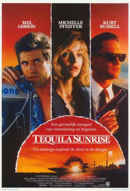 Tequila Sunrise Movie Poster Print (11 x 17) - Item # MOVIH0228