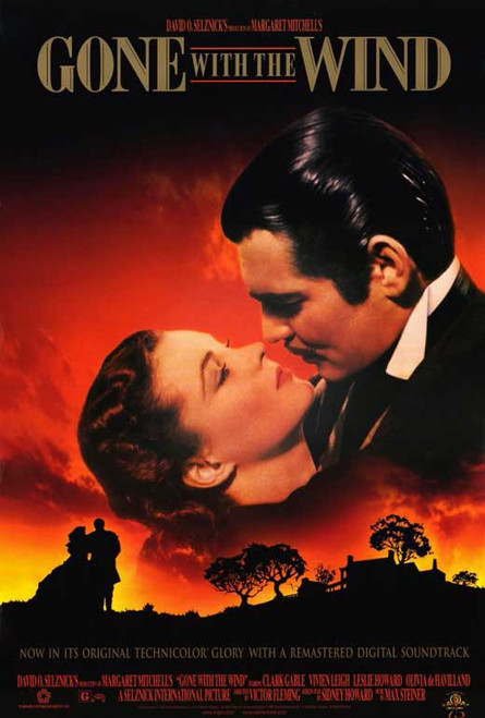 Gone with the Wind Movie Poster Print (27 x 40) - Item # MOVGF6355