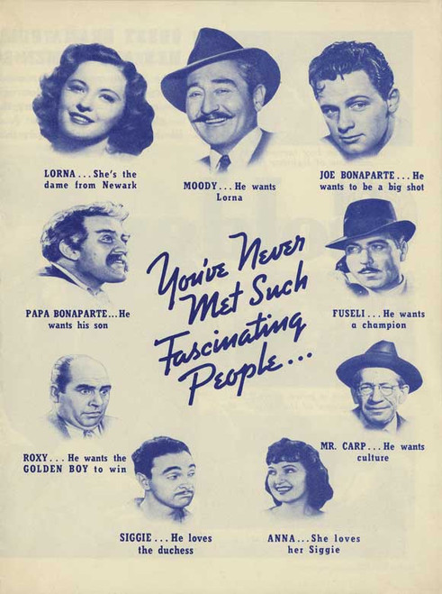 Golden Boy Movie Poster Print (27 x 40) - Item # MOVAB89150