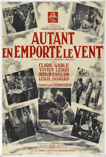 Gone with the Wind Movie Poster Print (27 x 40) - Item # MOVEJ6136