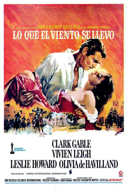 Gone with the Wind Movie Poster Print (27 x 40) - Item # MOVIJ6139