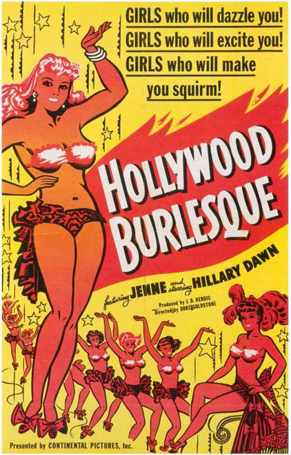 Hollywood Burlesque Movie Poster Print (11 x 17) - Item # MOVGD5942