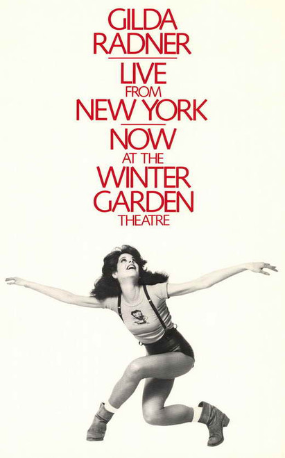 Gilda Radner - Live From New York (Broadway) Movie Poster Print (11 x 17) - Item # MOVIF1139
