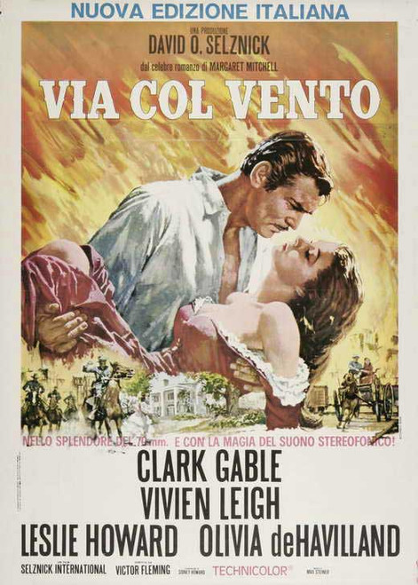 Gone with the Wind Movie Poster Print (11 x 17) - Item # MOVEJ7130